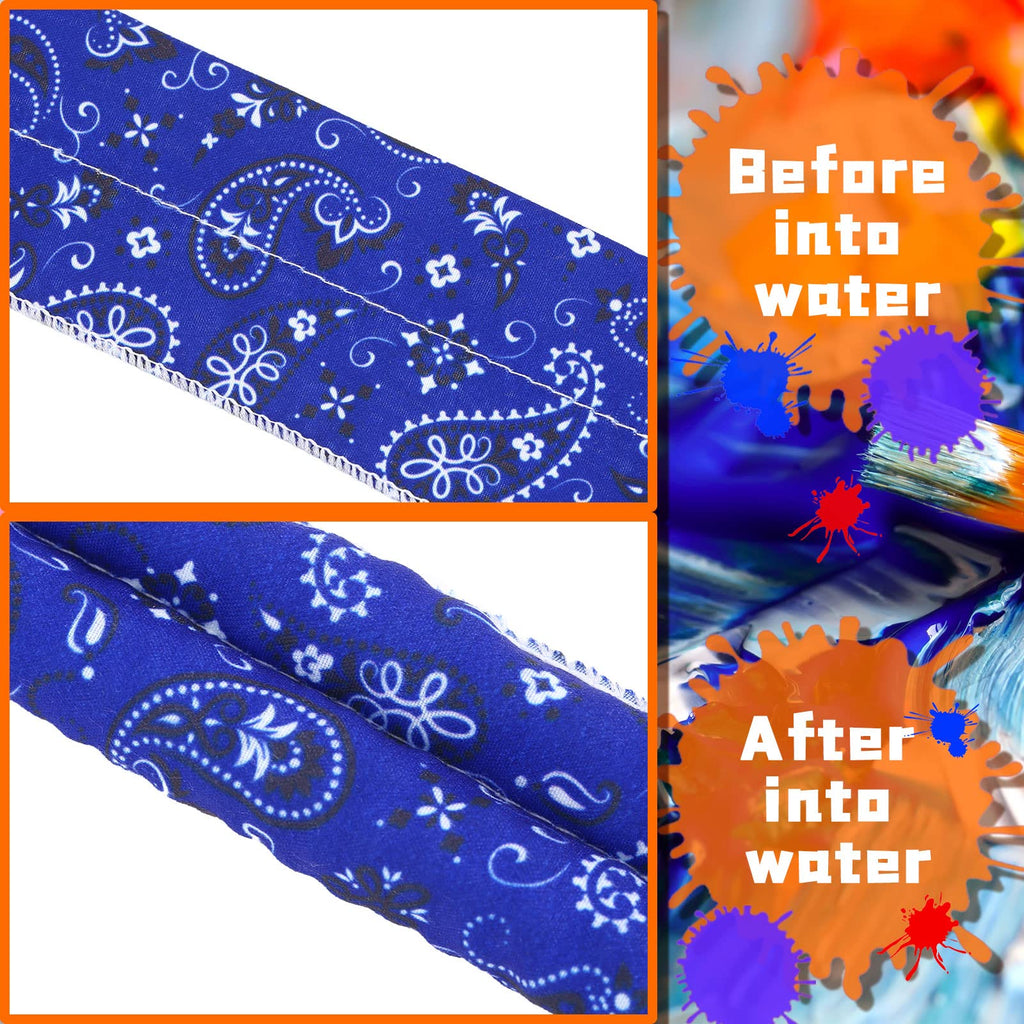 Coume 6 Pack Cooling Neck Wraps Neck Cooler Ice Bandanas Scarf for Hot Weather Summer Ultra Running Walking Riding Women Men