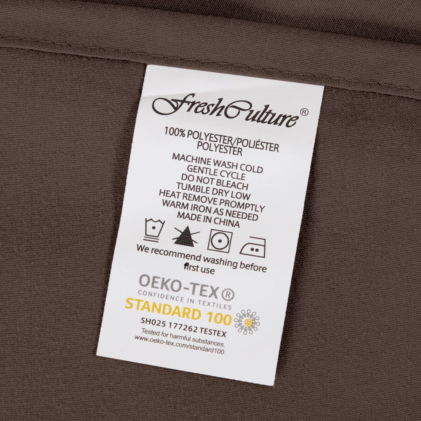 FreshCulture Twin XL Flat Sheet - Hotel Quality Twin XL Flat Sheet Only - Brushed Microfiber Top Sheet - Ultra Soft & Breathable - Wrinkle-Free - Easy Care - Single Flat Sheet (Twin XL, Beige)