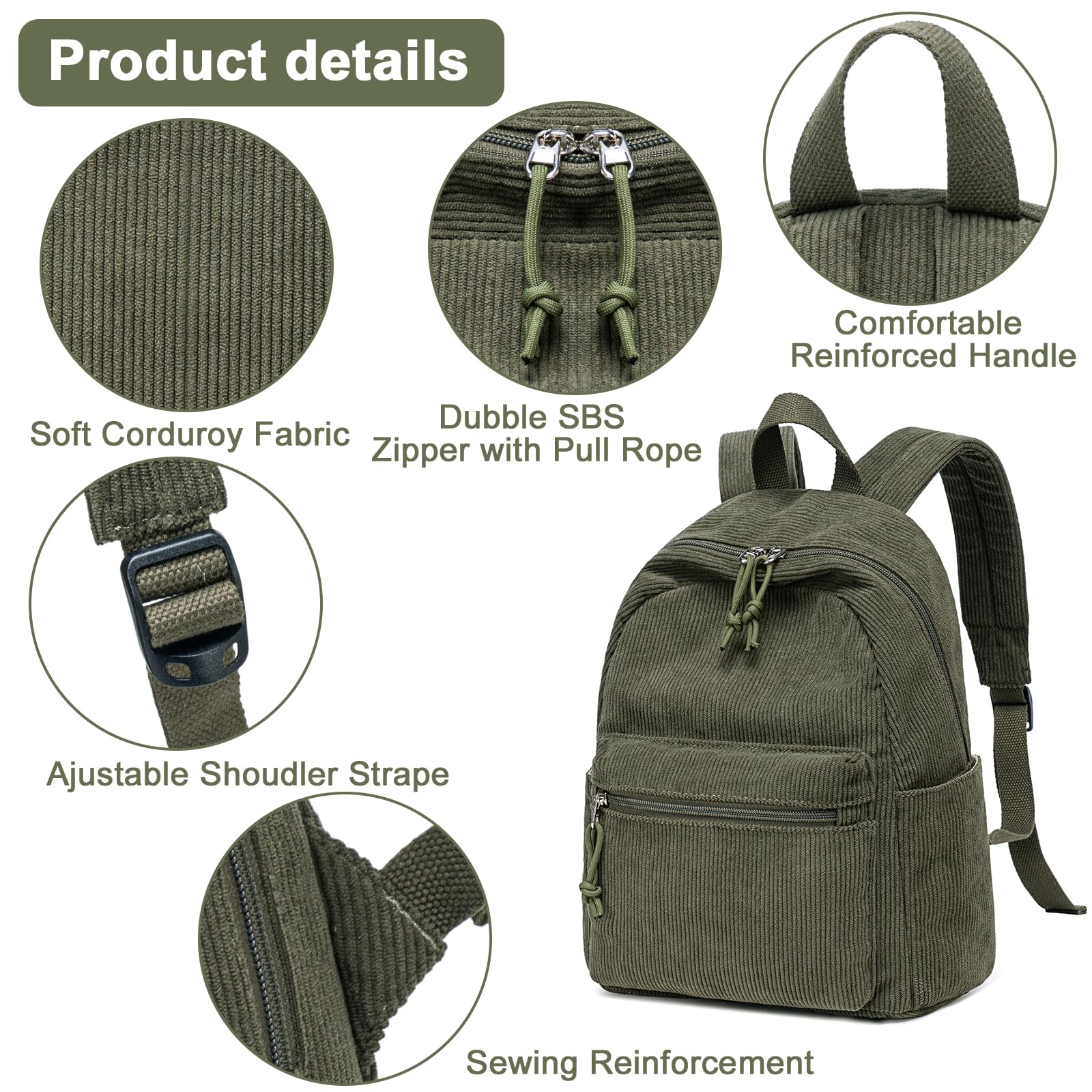 BTOOP Mini Backpack Women Girls Water-resistant Small Backpack Purse Shoulder Bag for Womens Adult Kids School Travel