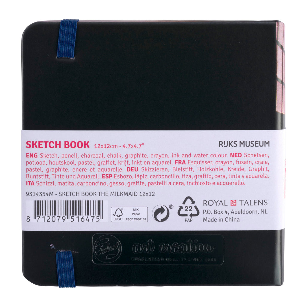 Talens Art Creation Sketchbook 80 Sheets, 13 cm x 21 cm, Black