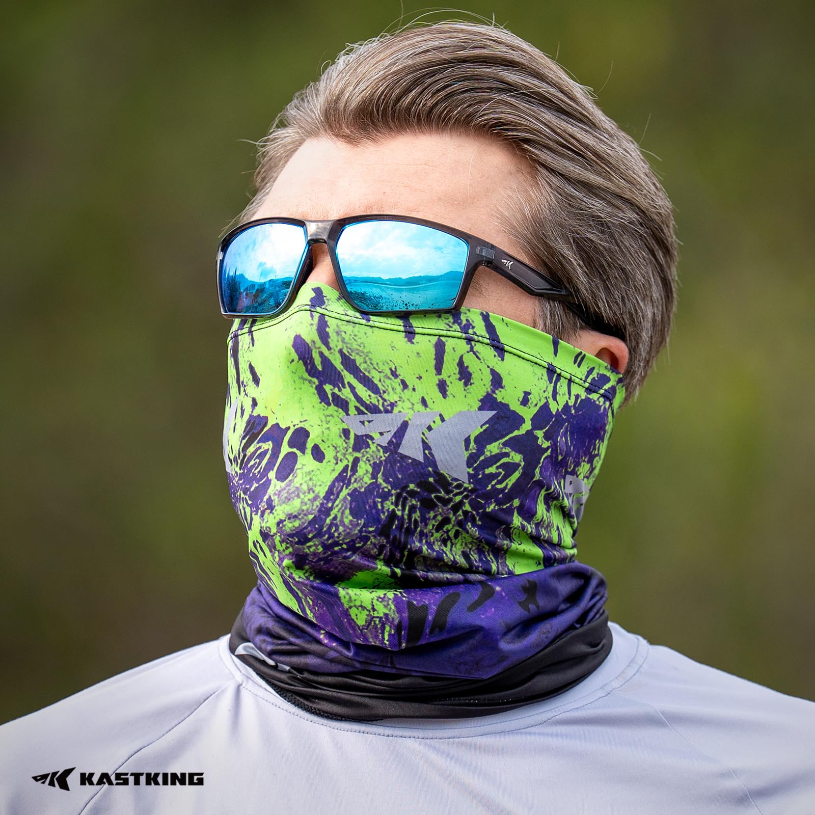 KastKing Sol Armis Neck Gaiter - UPF 50 Face Mask - UV Sun Protection Mask for Men & Women, Fishing, Hiking