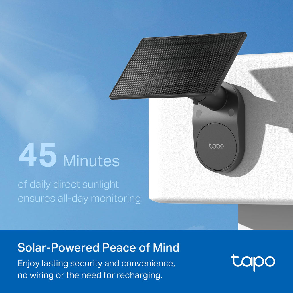 Tapo by TP-Link Wireless Outdoor Security Camera, 1080P, Up to 180 Days Battery Life, Free Person Detection, SD/Cloud Storage, Spotlight Color Night Vision, Alarm, No Hub Needed, Black, C403