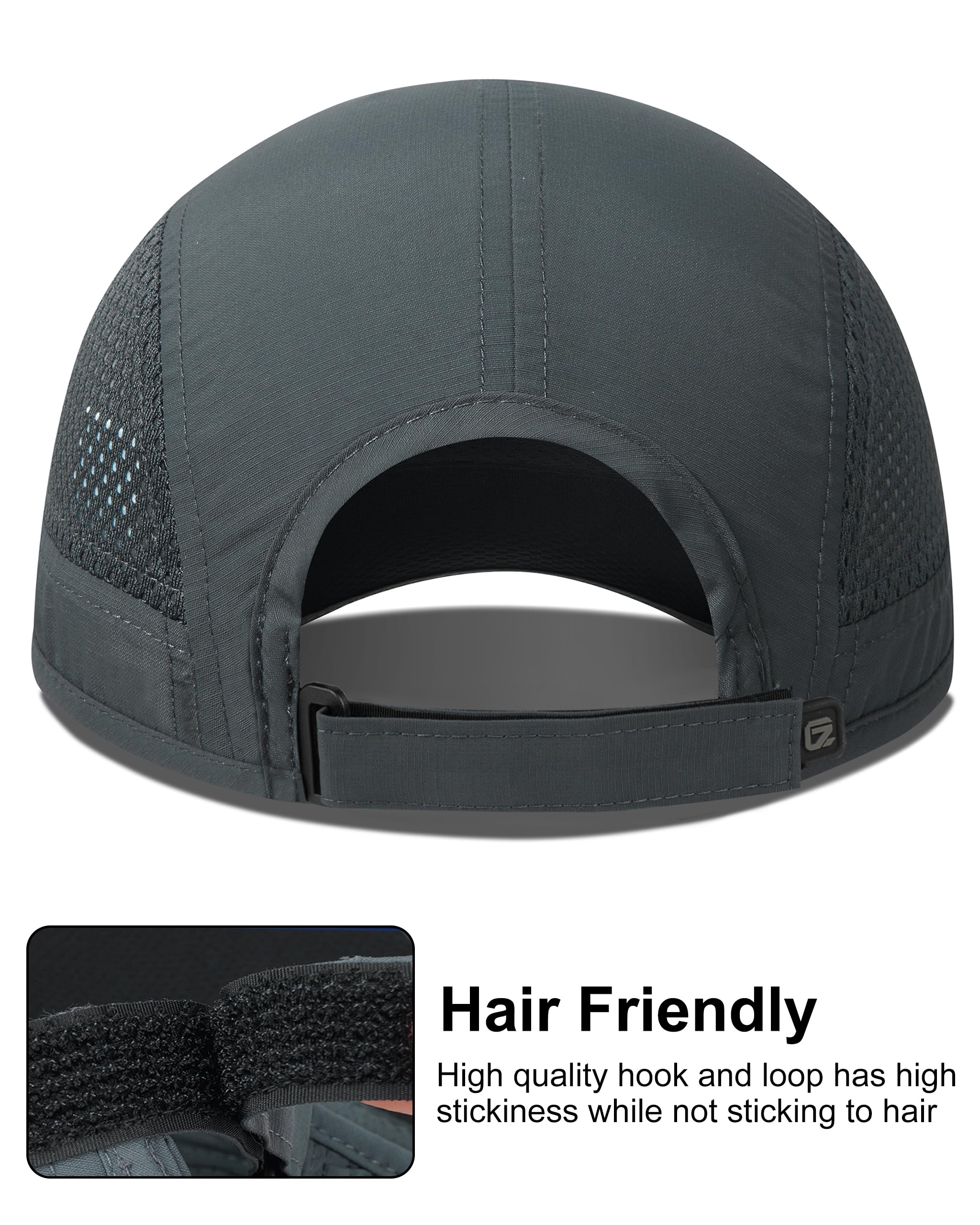 GADIEMKENSD Mens Folding Outdoor Hat Long Brim UPF 50+ Sun Protection