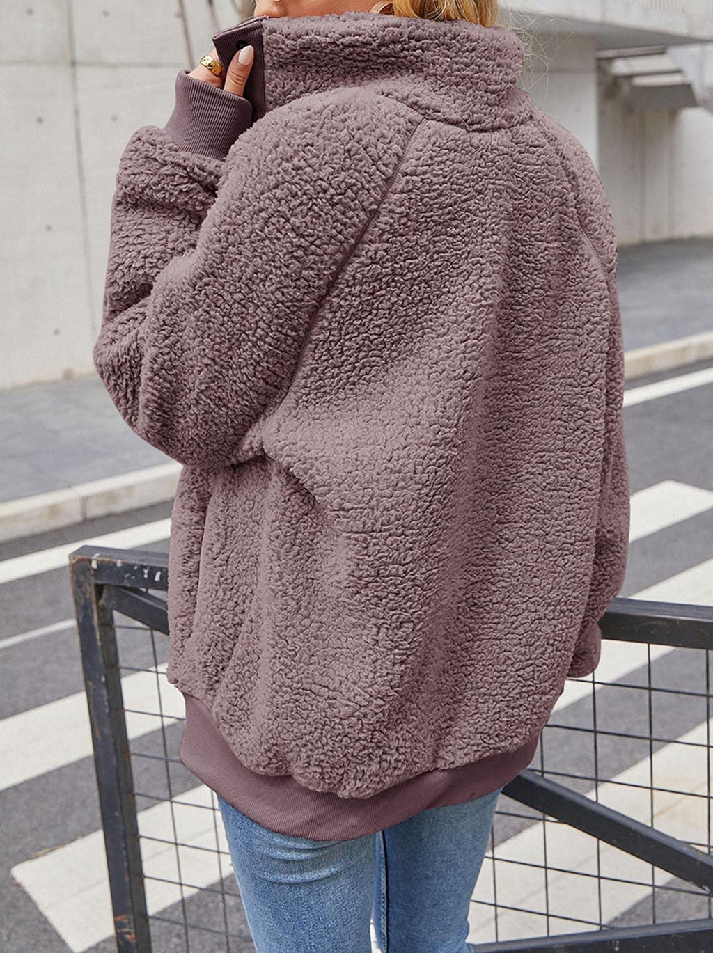 MEROKEETY Womens Fleece Sherpa Jacket Fall Winter Coats 2026 Fuzzy Button Down Warm Outerwear with Pockets