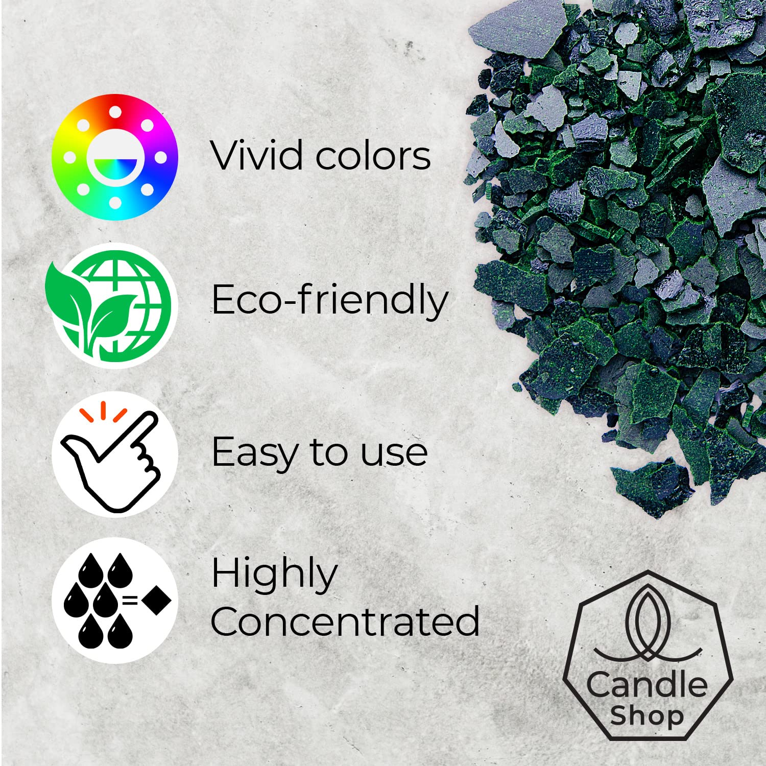 Liquid Candle Wax Dye for Soy Candle Making - 16 Popular Candle Dye Coloring Set - Premium Liquid Candle Wax Coloring - Highly Concentrated Candle Colors