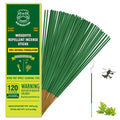 KICKOUTOR Mosquito Repellent Incense Sticks with Natural Citronella Oil, 120 Count DEET-Free Outdoor Protection for Patios, Backyard Gatherings & Camping, Up to 1 Hour Against Gnats & No-See-Ums