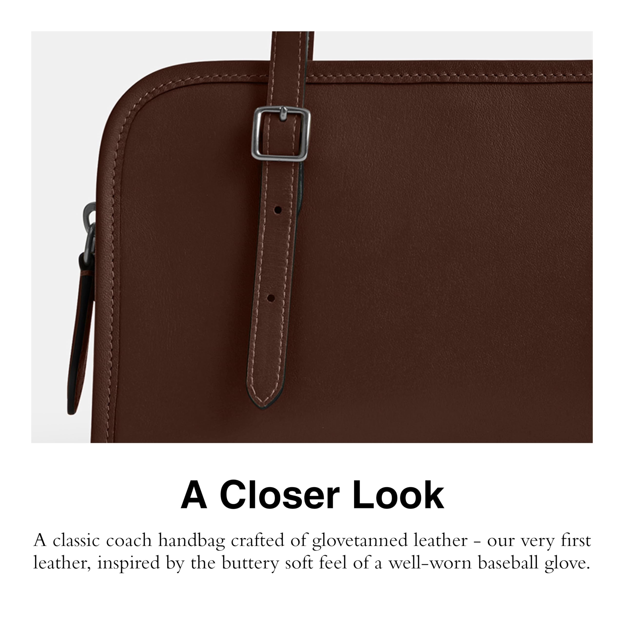 COACH Swing Zip Bag with Grommets