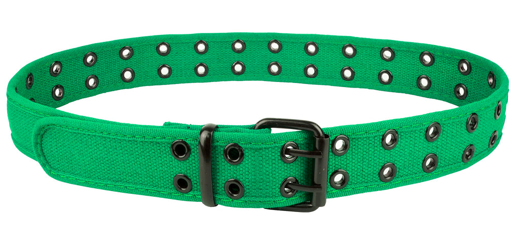 Gelante Canvas Double Grommet Hole Belt 12 Colors