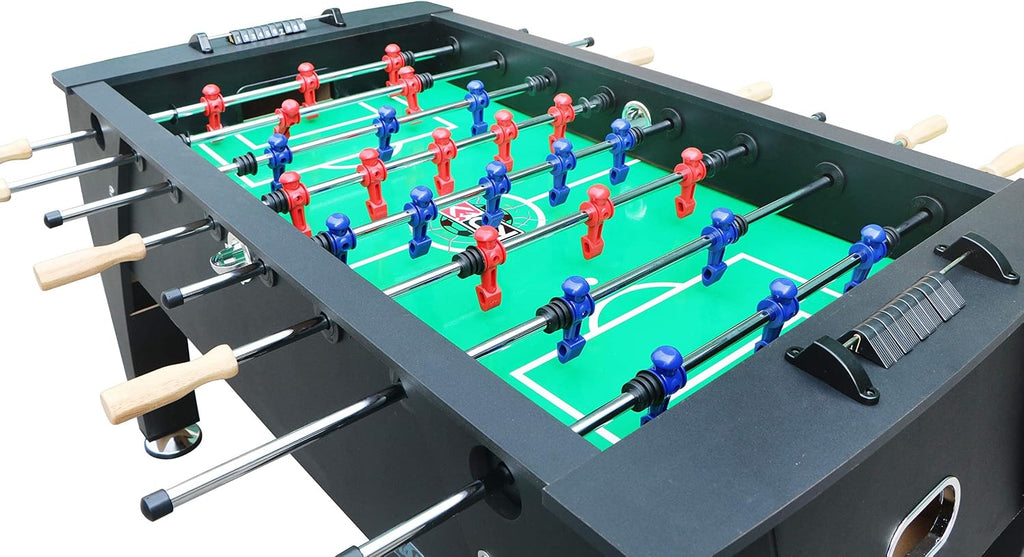 KICK Legend 55" Foosball Table (Jet Black) – Professional Full-Size Indoor Game Table