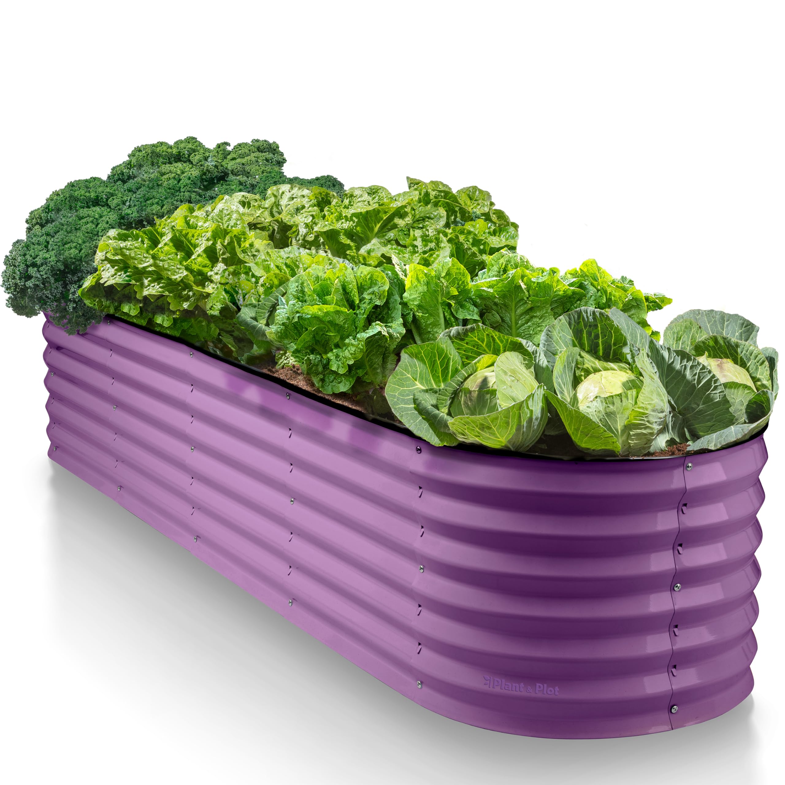 9-in-1 Galvanized Steel Raised Garden Bed // 8×2×1.5 ft Modular Planter for Gardening, Vegetables, Flowers // 18" Tall Metal Raised Garden Beds Outdoor (Dark Green) // Patented Design Planter Box
