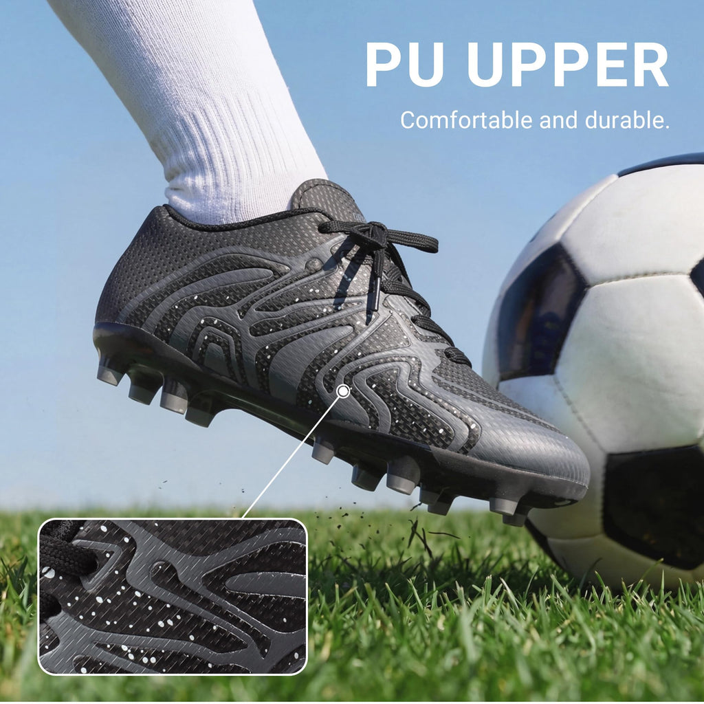 DREAM PAIRS Boys Girls Soccer Cleats Youth Firm Groud Baseball Cleats Sport Athletic Outdoor Trainning Football Shoes for Little/Big Kid