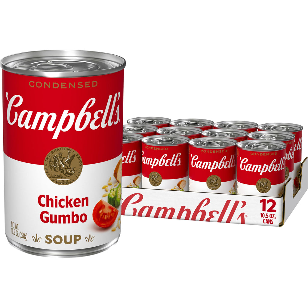Campbell's Condensed Chicken Gumbo Soup, 10.5 Ounce Can