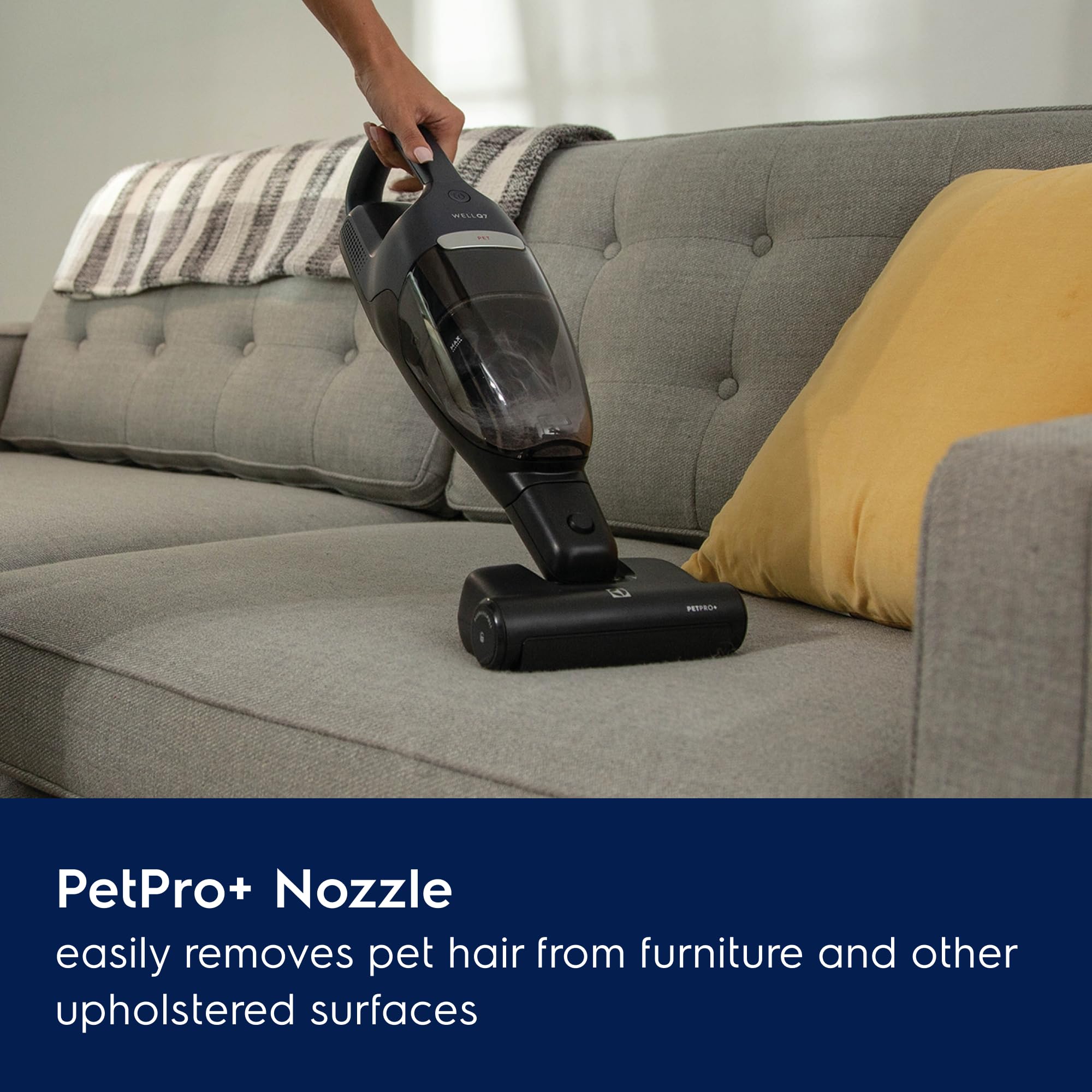 Electrolux WellQ7 Hard Floor Cordless 2-in-1 Vacuum with PowerPro Roller for Hard Surfaces, 50-Minute Run Time, 2 Power Modes, Soft Sand