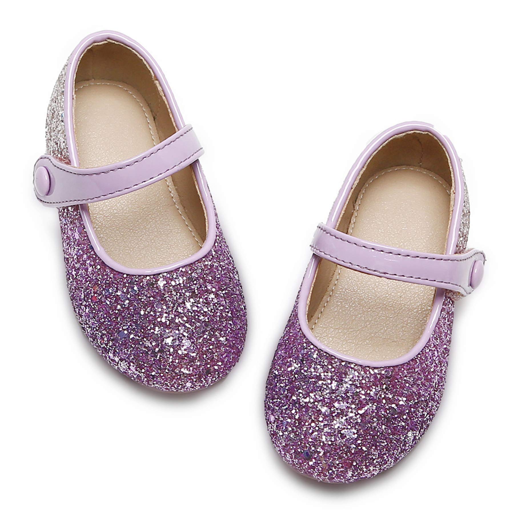 Felix & Flora Toddler Girl Dress Shoes - Flower Girl Ballet Mary Jane Flats Party School Wedding