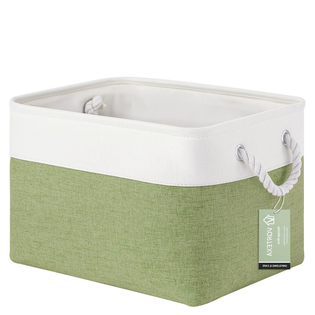 Storage Baskets for Shelves 11.8x7.9x5.2 Inch, Foldable Fabric Storage Bins with Handles, Small Storage Baskets for Organizing Closet, Office, Home Organization (1-Pack, Gray)