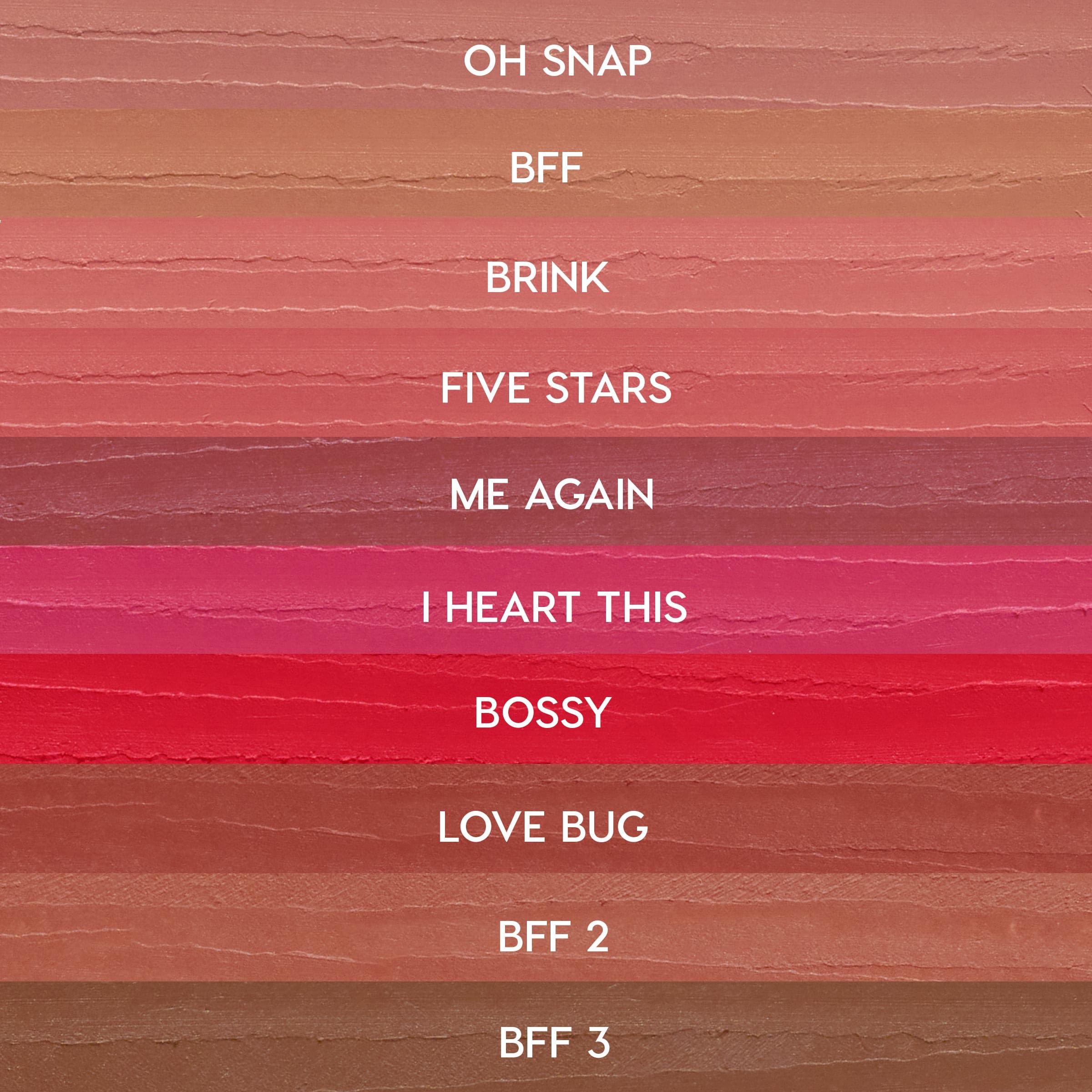 ColourPop Lil Box of Lippie Pencils Makeup Kit - 10-Piece Vegan Lip Liner Set with Creamy, Long-Wearing Formula - Includes New Shades to Deliver Bold, High-Impact Color (3.05 oz)