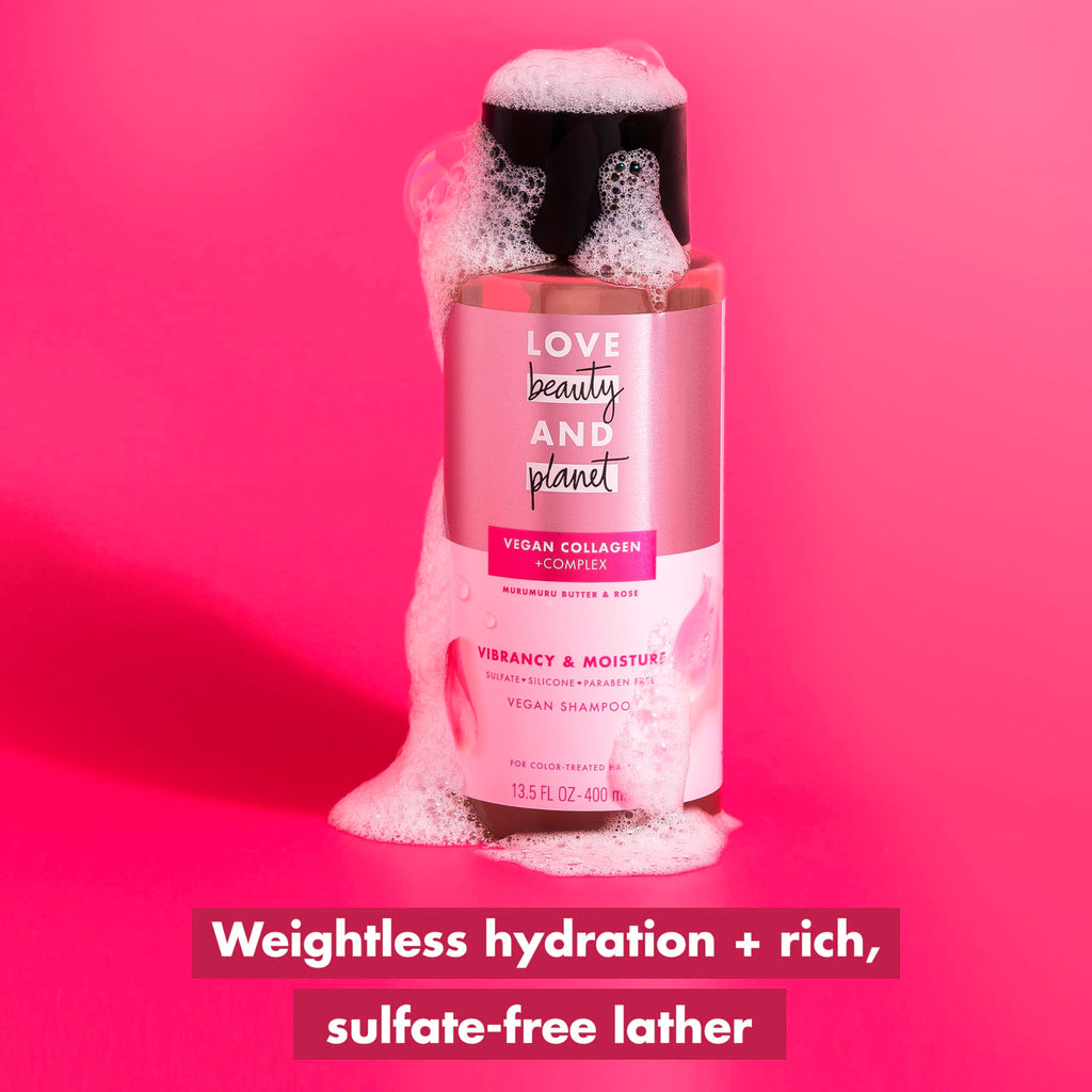 Love Beauty and Planet Weightless Volume Shampoo with Hylauronic acid Coconut Water & Mimosa Flower for Thin and Fine Hair 13.5 oz