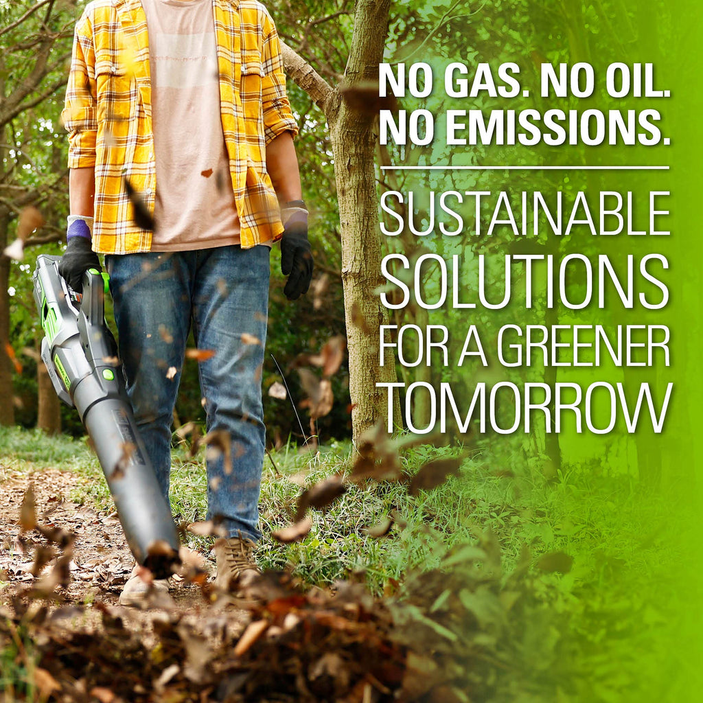 Greenworks 80V (150 MPH / 500 CFM / 75+ Compatible Tools) Cordless Axial Leaf Blower, 2.0Ah Battery and Charger Included