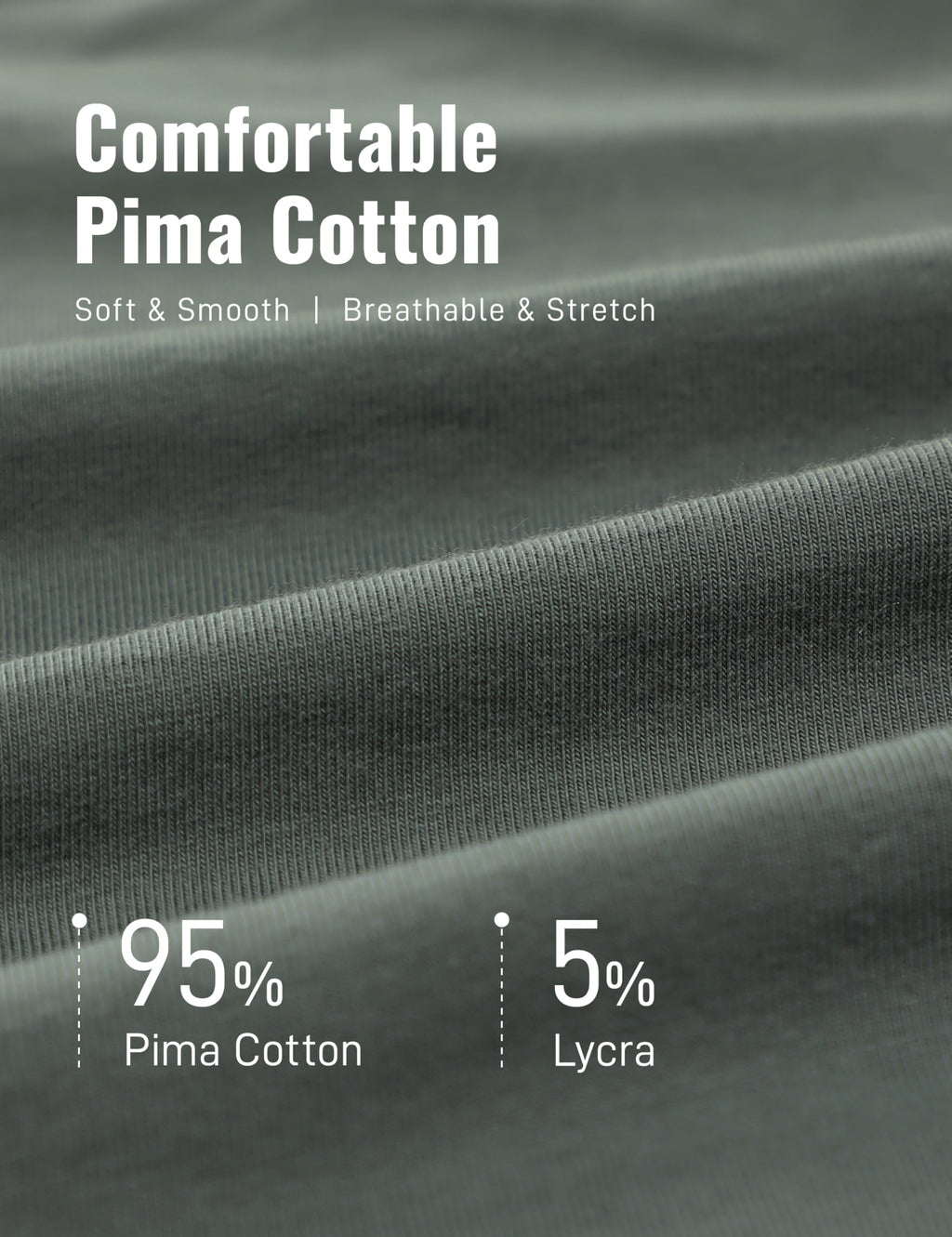 CRZ YOGA Pima Cotton Shirts for Men - Short Sleeve Casual Crewneck T-Shirts Breathable Workout Daily Tee Tops