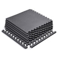 Marcy EVA Foam Interlocking Flooring Mat High Density Non-Slip Tiles for Fitness Equipment, Workout Cushion and Floor Protection