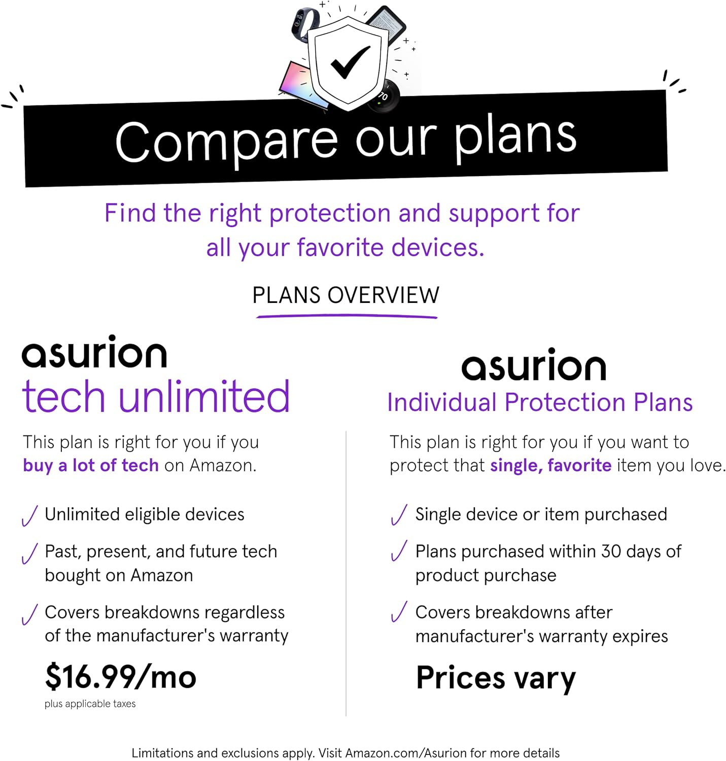 ASURION 3 Year Office Equipment Protection Plan ($175 - $199.99)