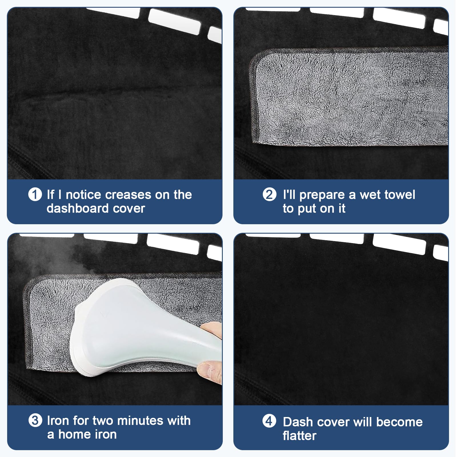 Dashboard Cover Mat Custom Fit for Mazda3 Hatchback, Sedan 2019-2024 2025 2026 (Without HUD) Dash Cover Nonslip Dash Mat Protector Sunshade No Glare Black