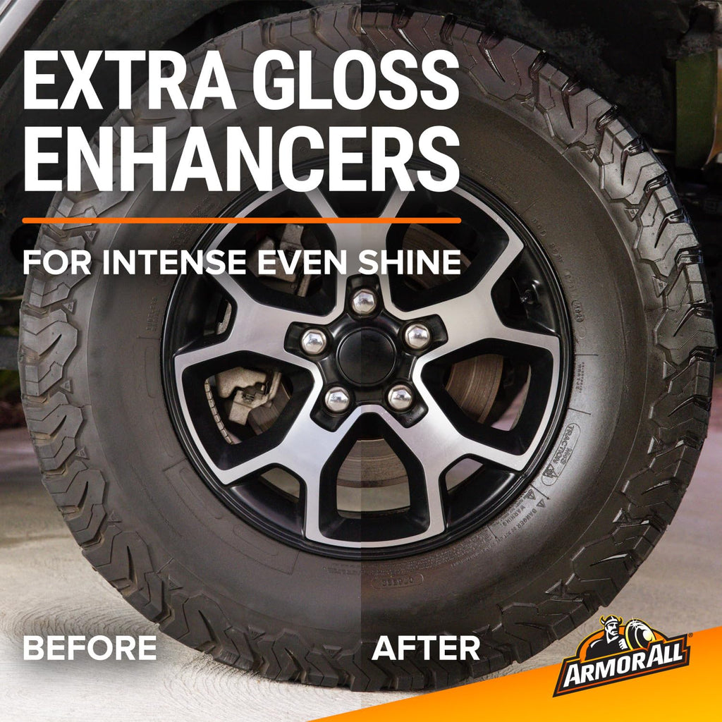 Armor All Extreme Tire Shine Spray , Tire Cleaner and Shine, 22 Fl Oz Each, 6 Pack