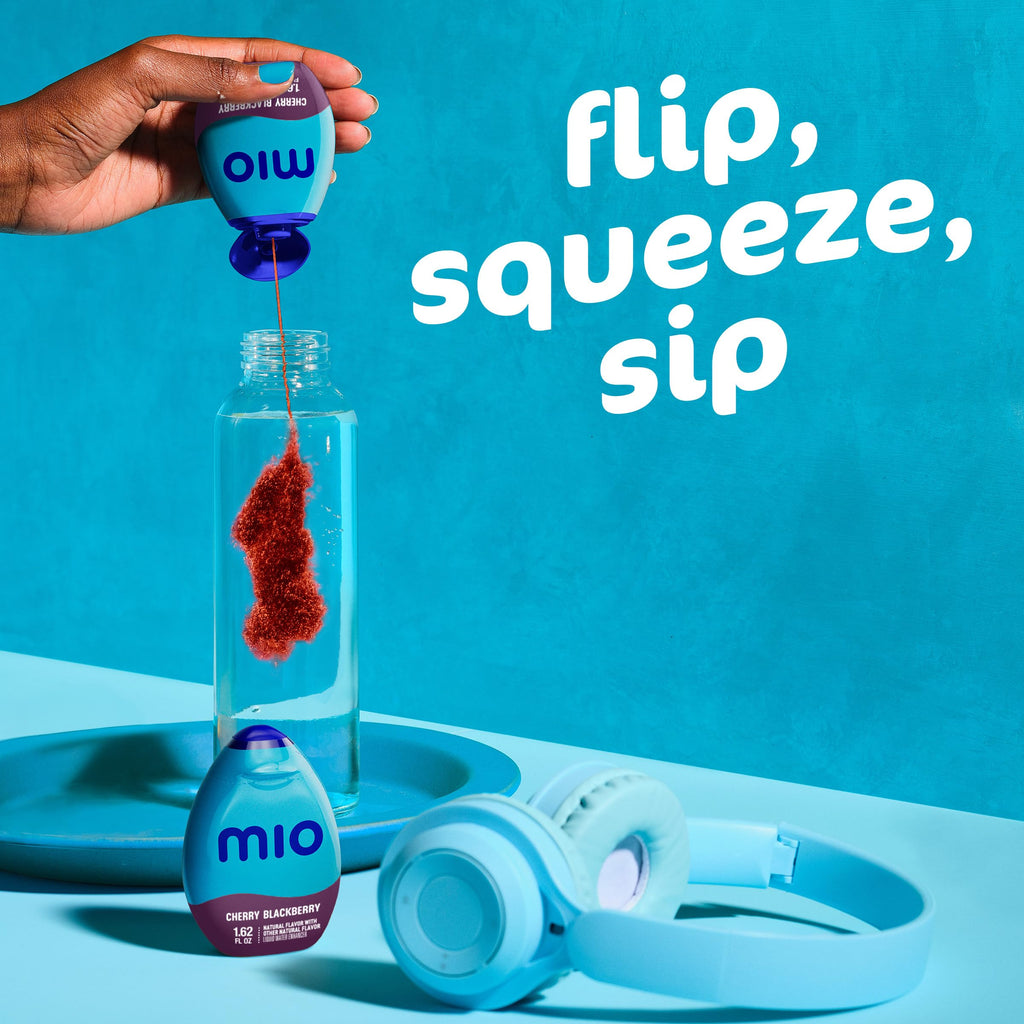 Mio Liquid Water Enhancer Patriotic 4th of July Bundle – Red, White & Blue Drink Mix with Cherry Blackberry & Wicked Blue Citrus Energy, 12 Count (6 of Each), 1.62 oz (Variety Pack)