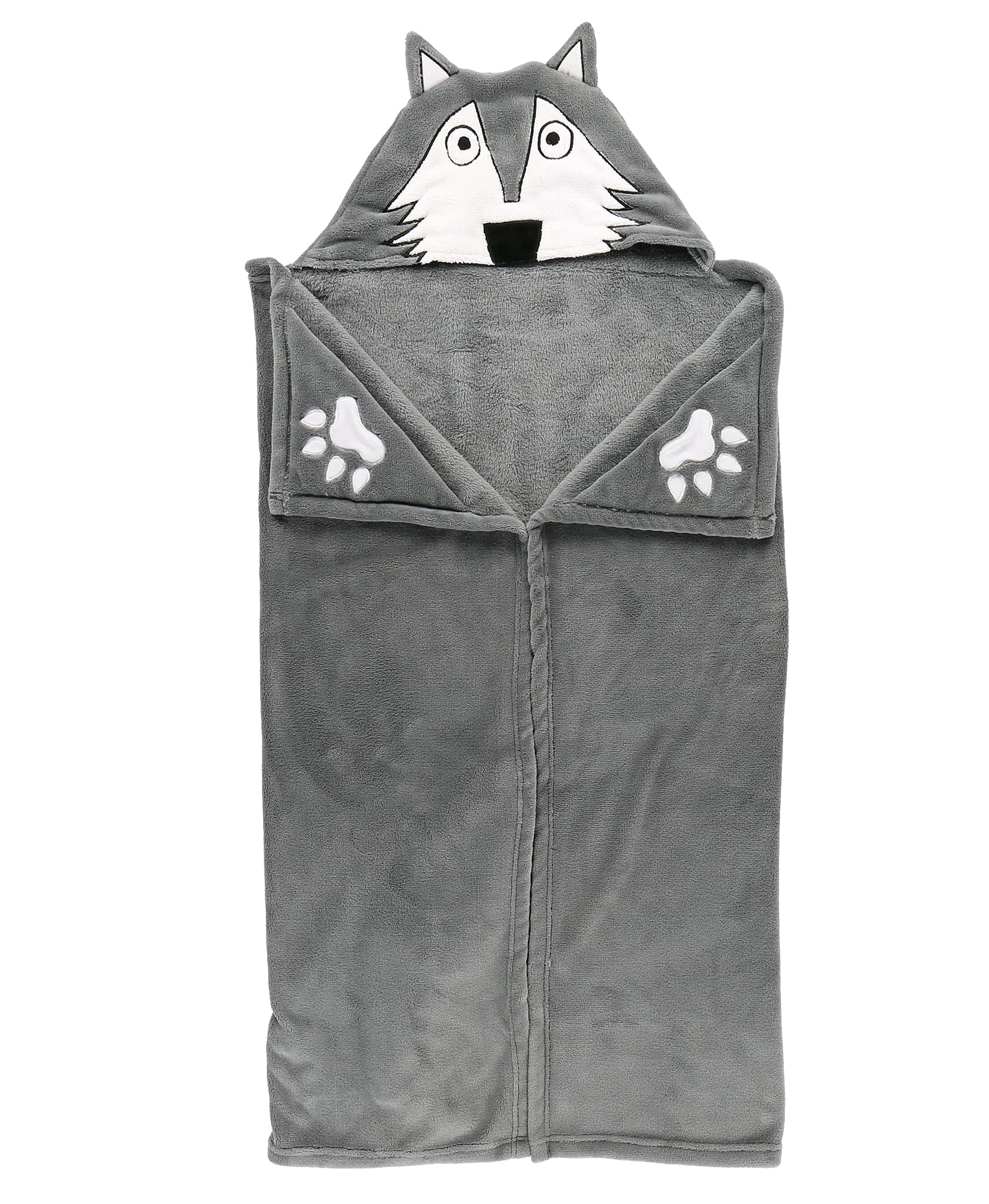 Lazy One Wearable Hooded Blanket for Kids, Animal Hooded Blanket (Bigfoot)