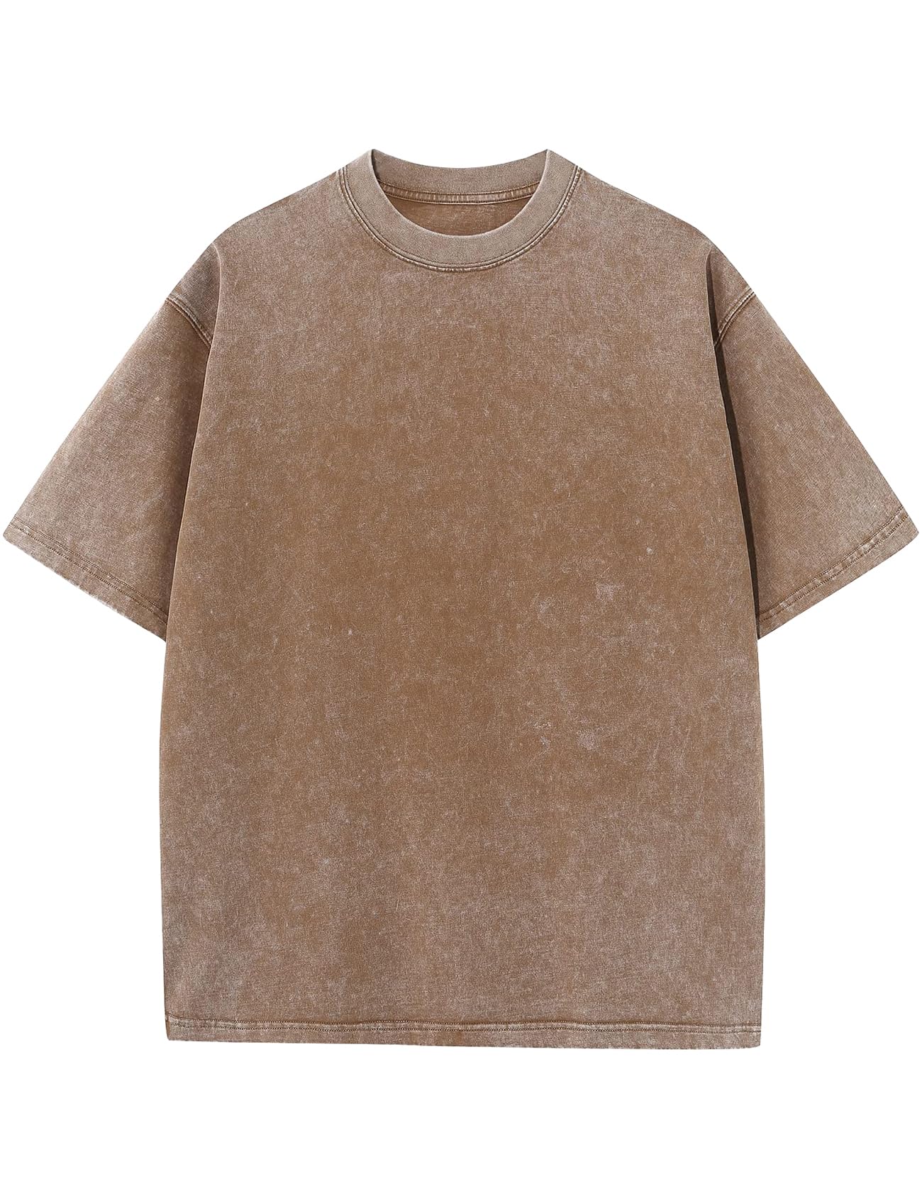 Arssm Men Oversized T Shirts Vintage Tee Loose Fit Short Sleeve Casual Streetwear Baggy Washed Unisex Tops