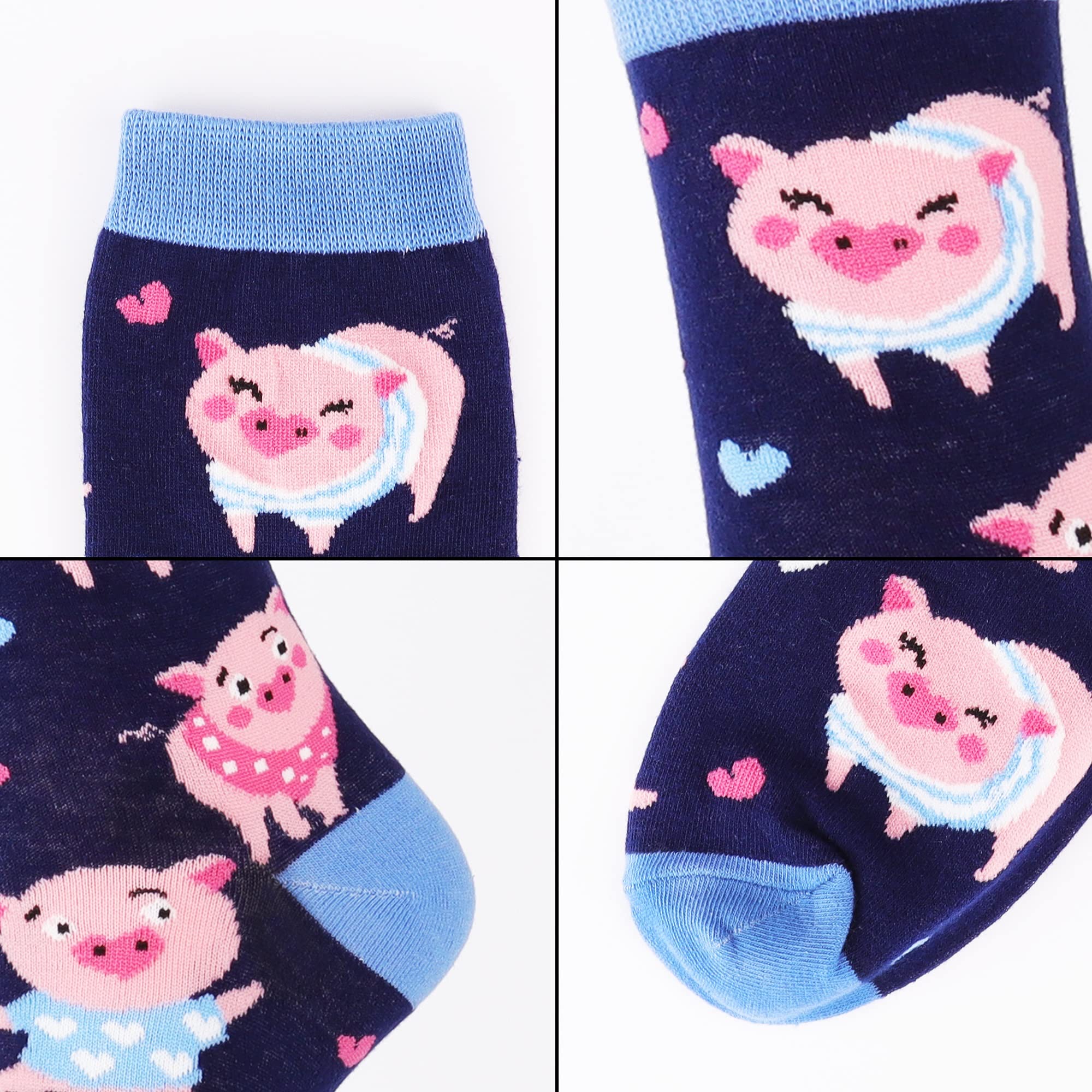 Jeasona Women's Cute Socks Funny Christmas Birthday Gifts for Women Mom Teenage Girls