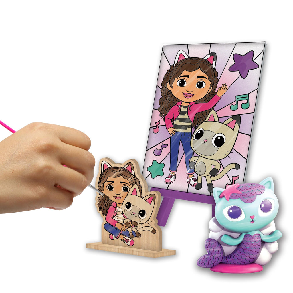 Tara Toys Gabby's Dollhouse 5-in-1 Creativity Tub Multi-Activity Art Kit for Kids with Coloring, Stamps, Stickers, and Fun Craft Materials Great Gift for Girls Ages 3+
