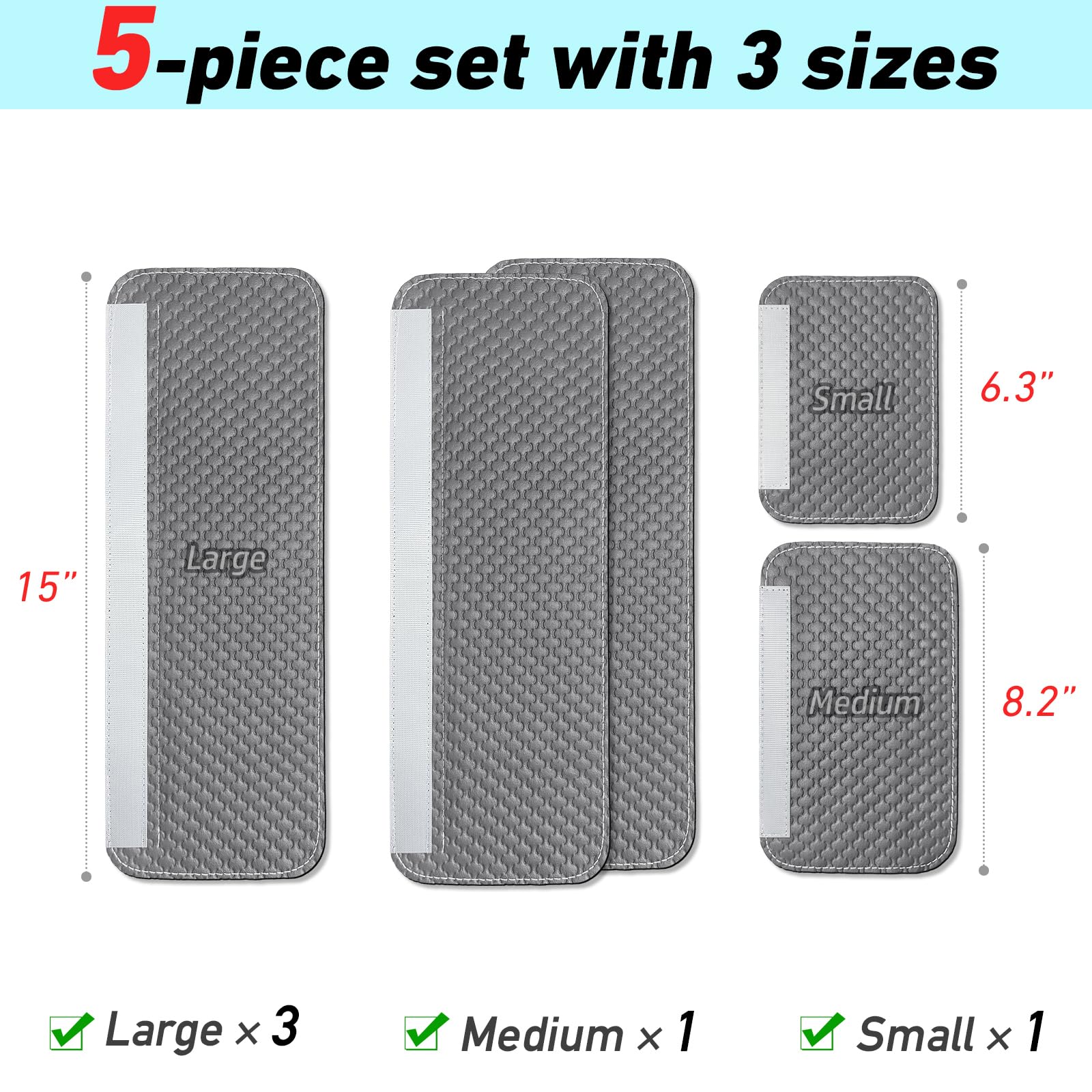 Refrigerator Door Handle Covers, Set of 4, Performance Appliance Handle Covers, Non-Slip Fridge Door Handle Covers, Keep Your Kitchen Clean, Microwave Oven Dishwasher door Handle Protectors(Brown)