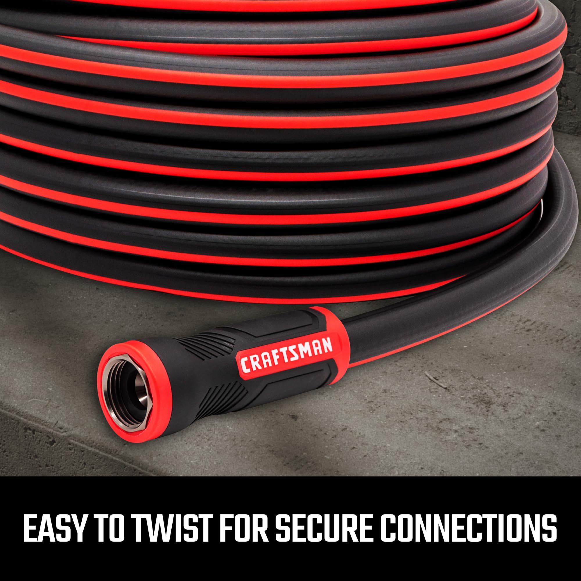 Craftsman Heavy Duty Professional Grade Garden Hose, 50 Feet x 5/8 Inch