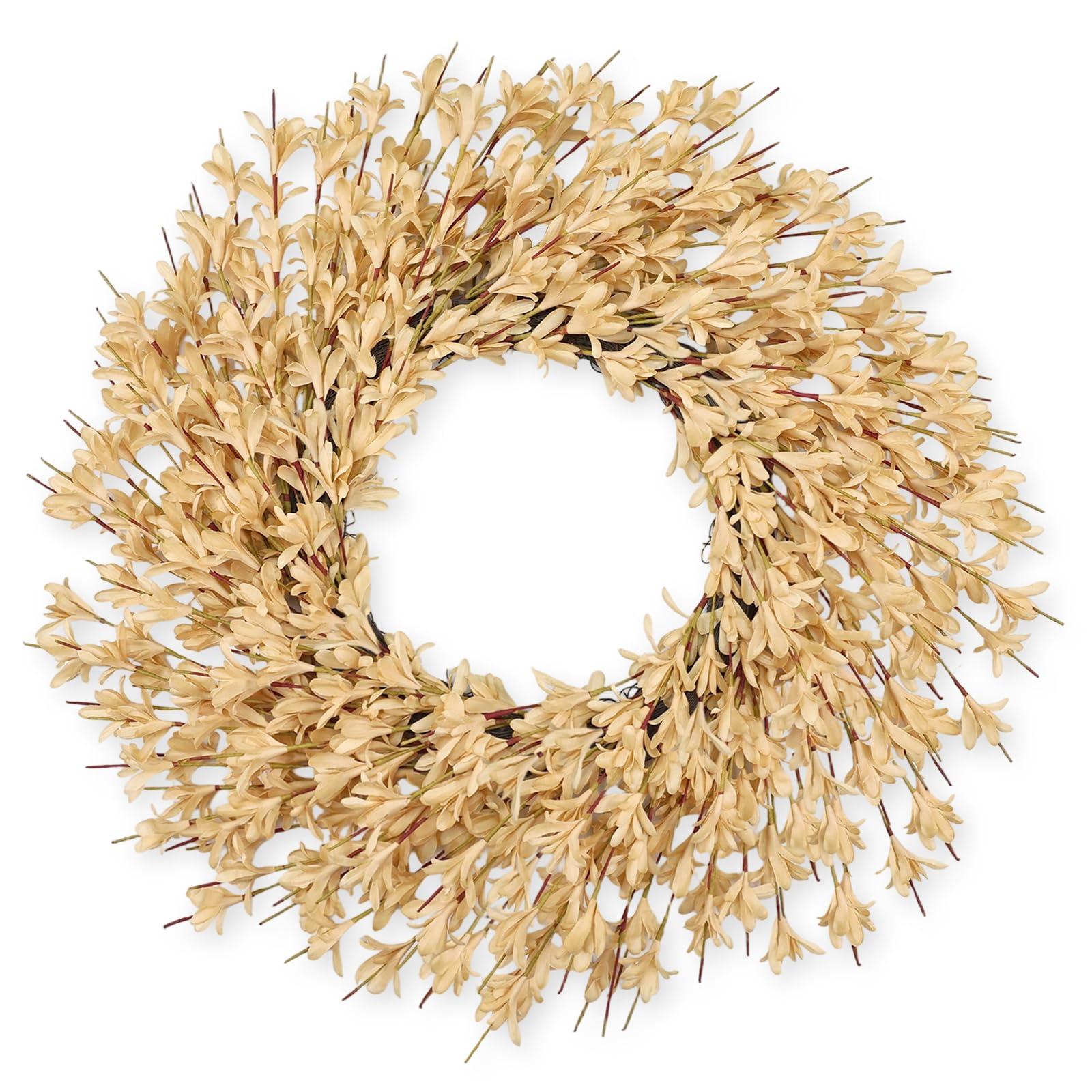 26 Inch Realistic Fall Wreaths for Front Door Outside Autumn Wreath Outdoor Indoors Fall Decorations for Home Thanksgiving Halloween Holiday Decorations Clearance for Wall Porch Door (Fall Color)