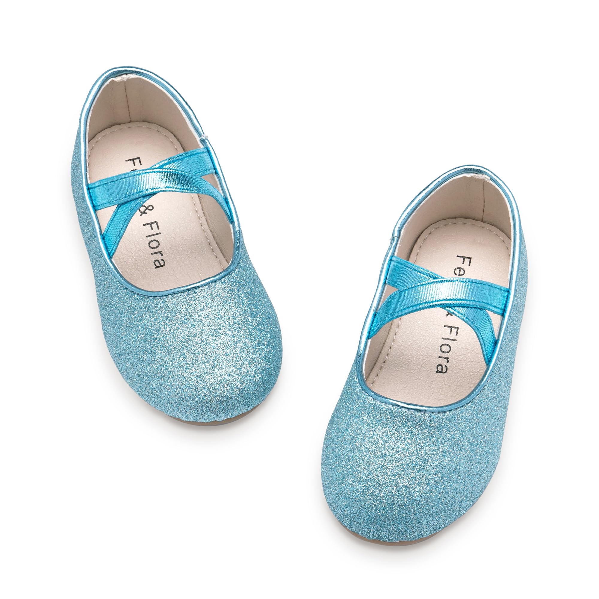 Felix & Flora Toddler Girl Dress Shoes - Flower Girl Ballet Mary Jane Flats Party School Wedding
