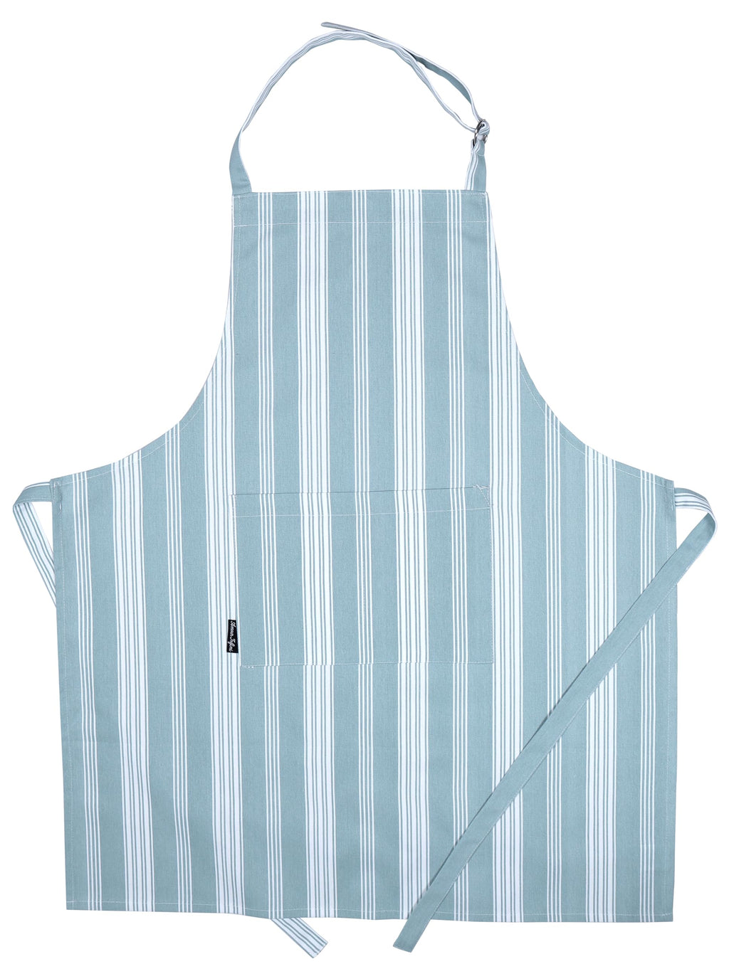 AMOUR INFINI Cotton Aprons for Women with Pocket, Adjustable Strap & Waist Ties - Washable Aprons for Baking, Cooking, Gardening (27.5 x 33 Inches - Blooming Floral)