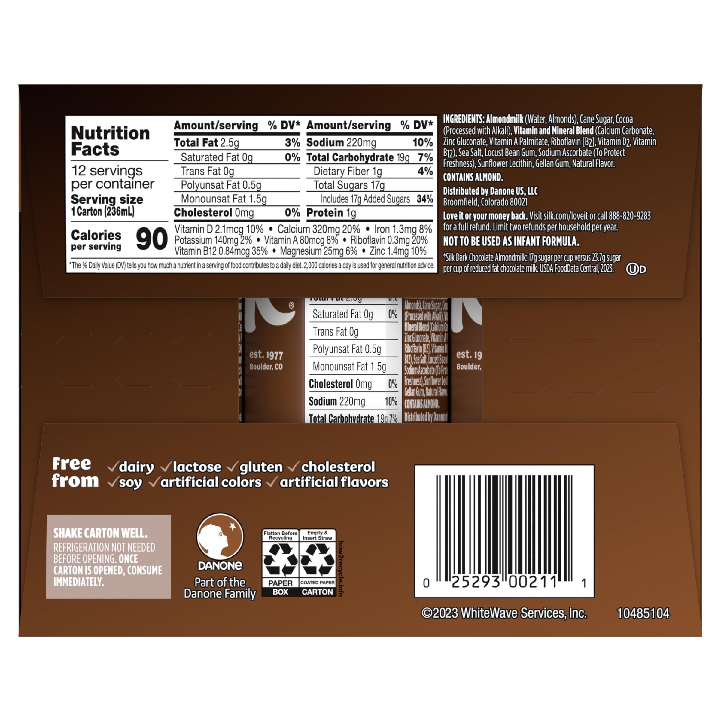 Silk Dark Chocolate Almond Milk