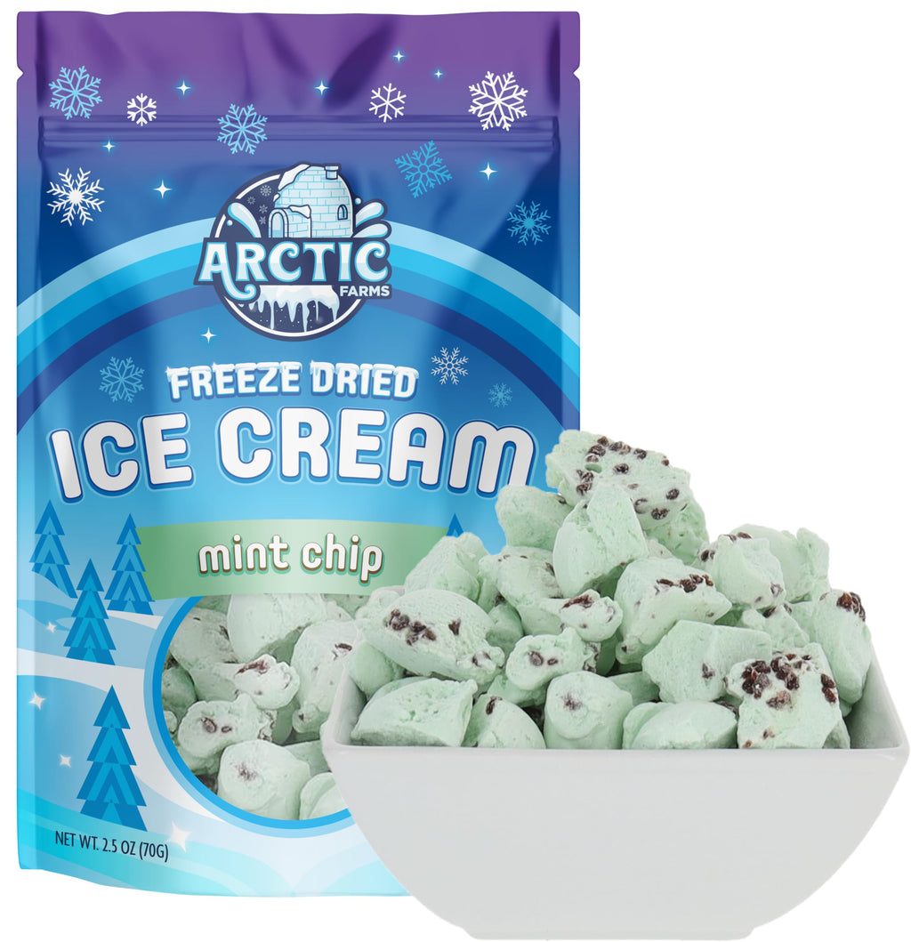 Arctic Farms Freeze Dried Ice Cream Bits Bagged and Boxed - Does Not Melt (1lb, S'mores)