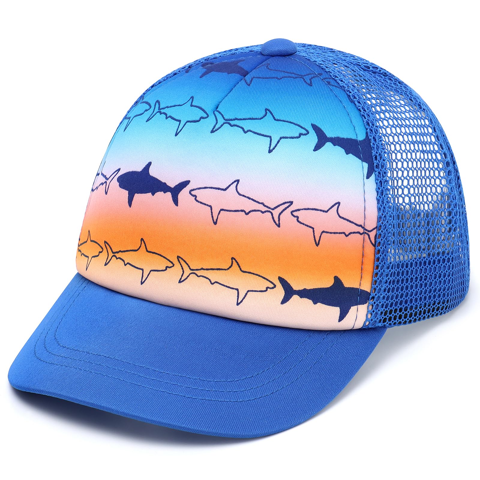 Duoyeree Toddler Baseball Cap Baby Cap Sun hat Print Dinosaur Pattern and Solid Color hat Kids boy Girl Age 0-8t