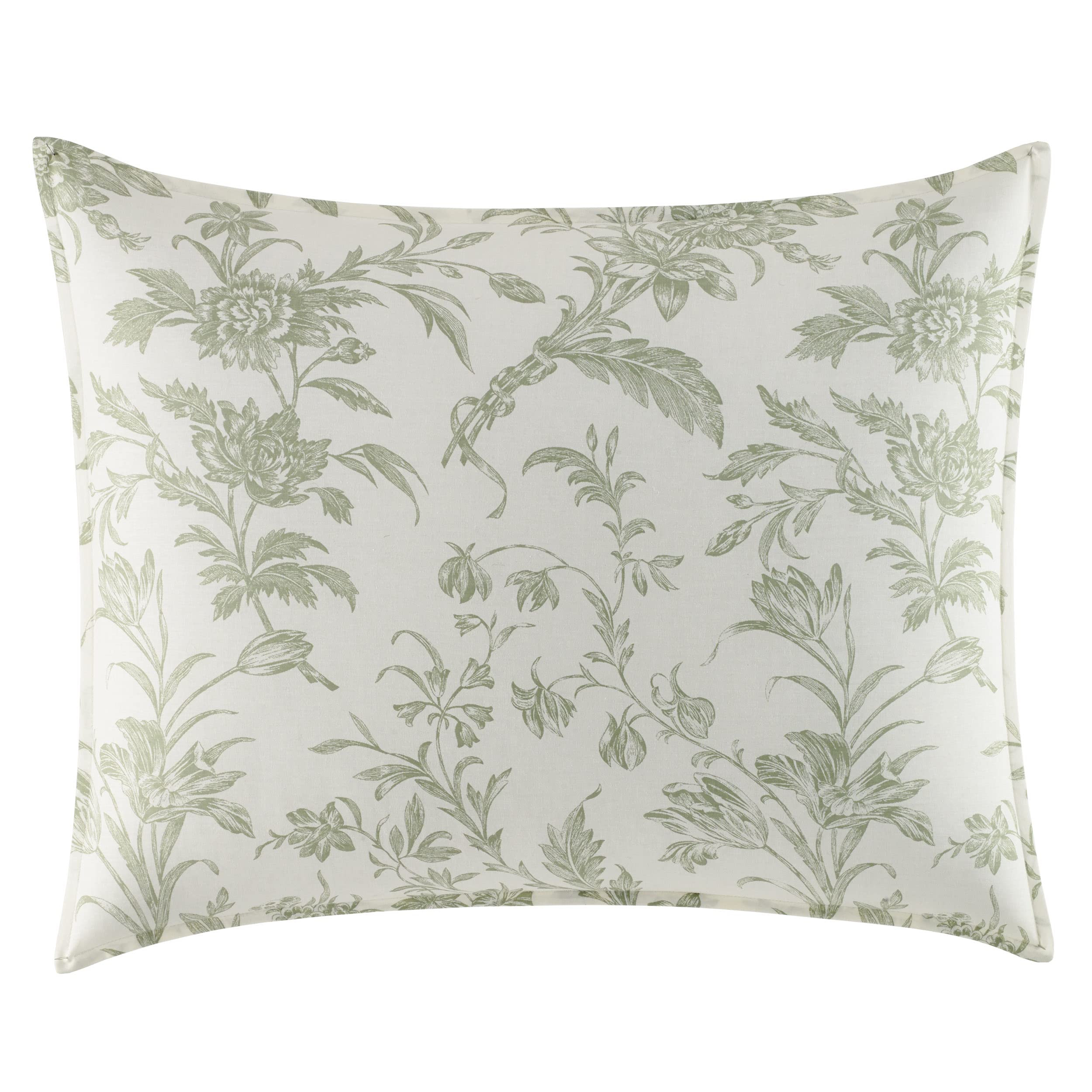 Laura Ashley - Duvet Set, Super Soft & Cozy Bedding, Includes Matching Shams & Bonus Throw Pillow Covers, Coquette Room Decor (Hope Patchwork Blue, Twin)
