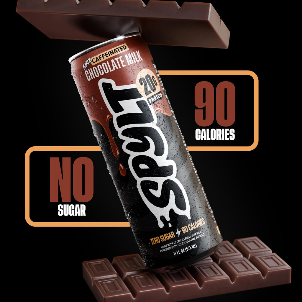 Spylt High Protein Milk - 6 Flavor Variety Pack with 60mg Caffeine & 20g Protein - 90 Calories, Ready to Drink, Sugar Free, Lactose Free Milk, Perfect for Workout Recovery & Afternoon Pick Me Up - 12 Count - Packaging May Vary