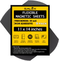 Magnetic Sheets Non-Adhesive 4" x 6" 30 mil - Flexible Magnets, 12 Pack | Thick Magnet Sheets for Fridge Photos, Crafts, DIY, Sign Making, Dies Storage - A6 and Postcard Size