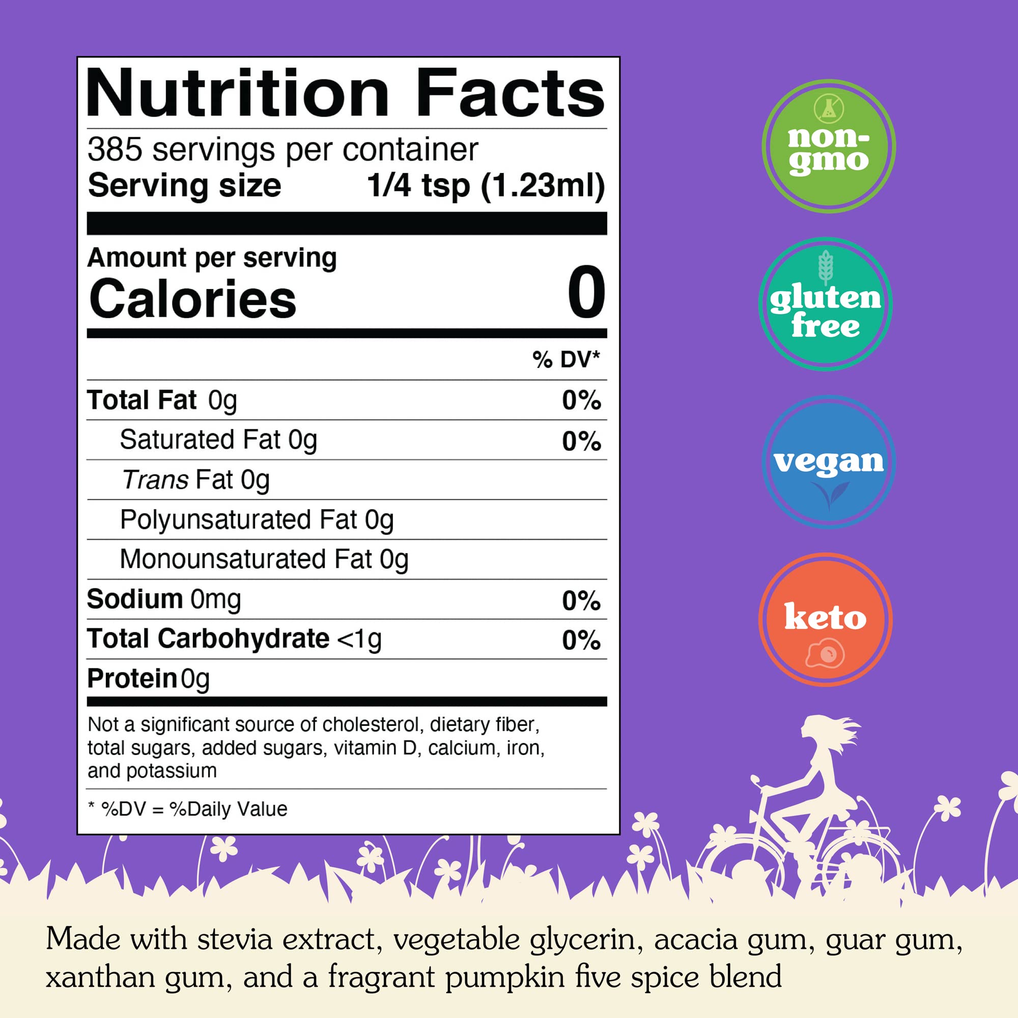 NuNaturals Stevia Syrup, Sugar-Free Sweetener, Plant-Based Sugar Substitute, Zero Calorie, Chocolate Flavor Syrup, 16 oz