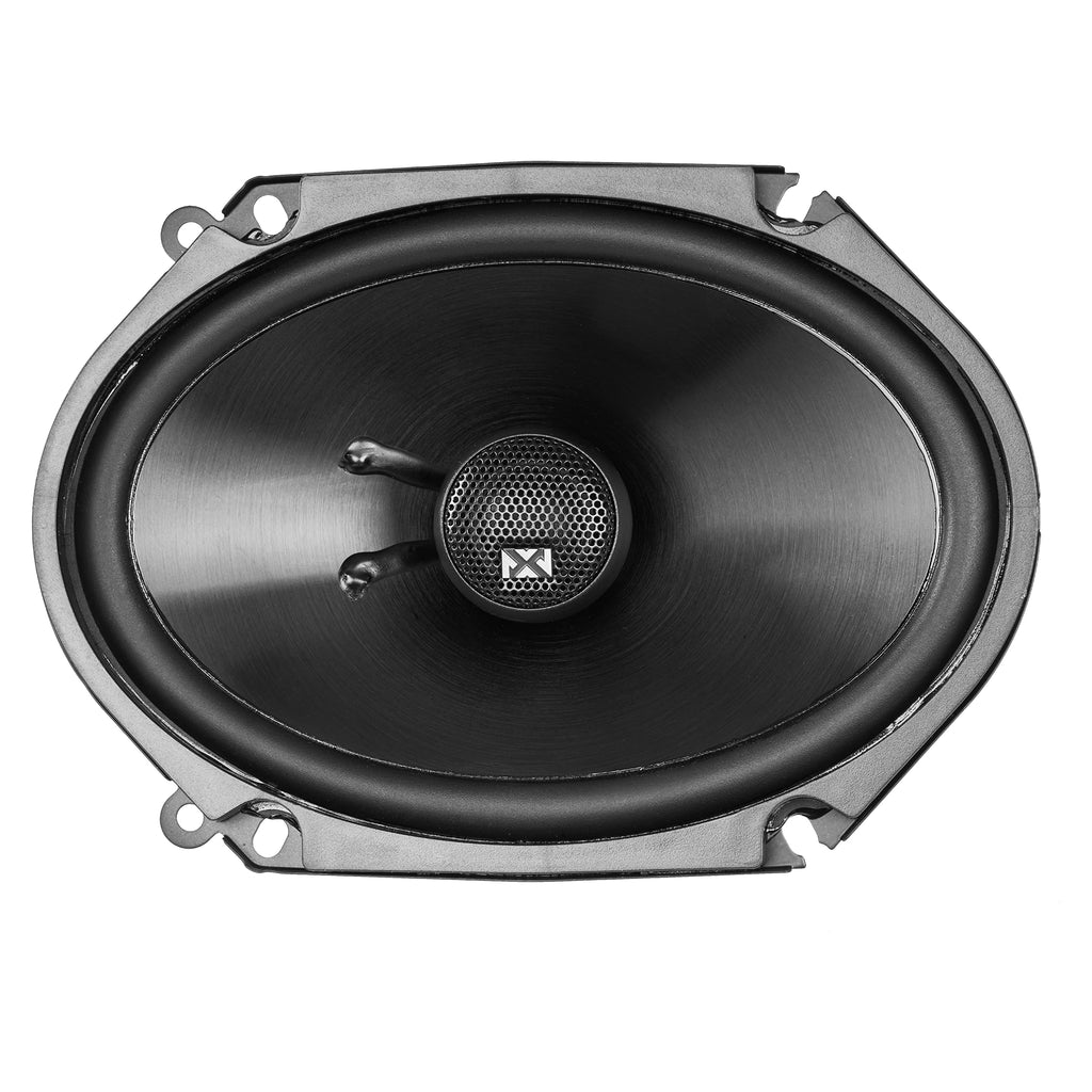 NVX NSP35 3.5" Car Speakers, 200W Max, 70W RMS, 2-Way Coaxial w/Silk Dome Tweeters & Built-in X-Overs, Easy to Install in Cars/Trucks/Doors (Pair)