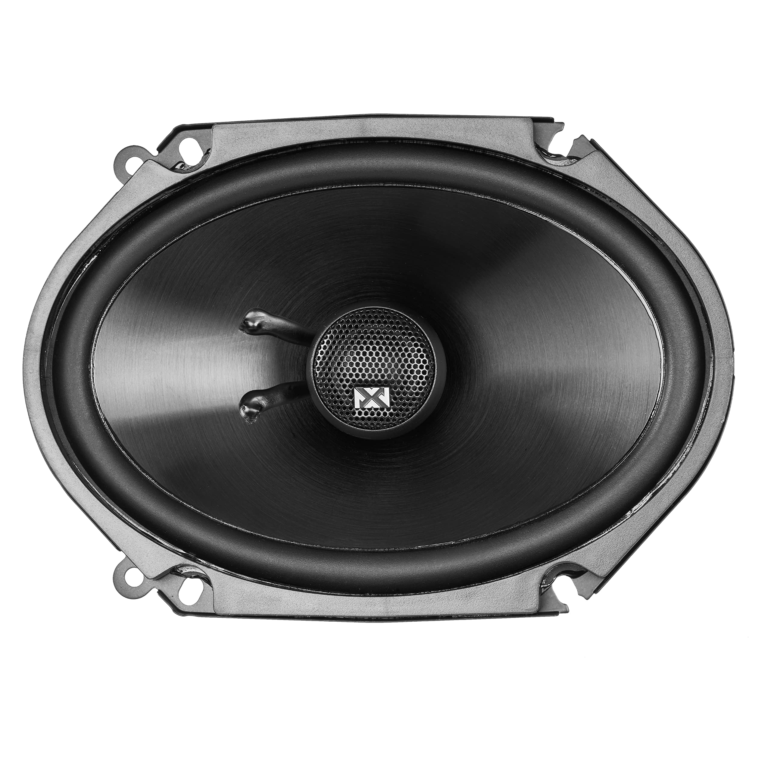 NVX NSP35 3.5" Car Speakers, 200W Max, 70W RMS, 2-Way Coaxial w/Silk Dome Tweeters & Built-in X-Overs, Easy to Install in Cars/Trucks/Doors (Pair)