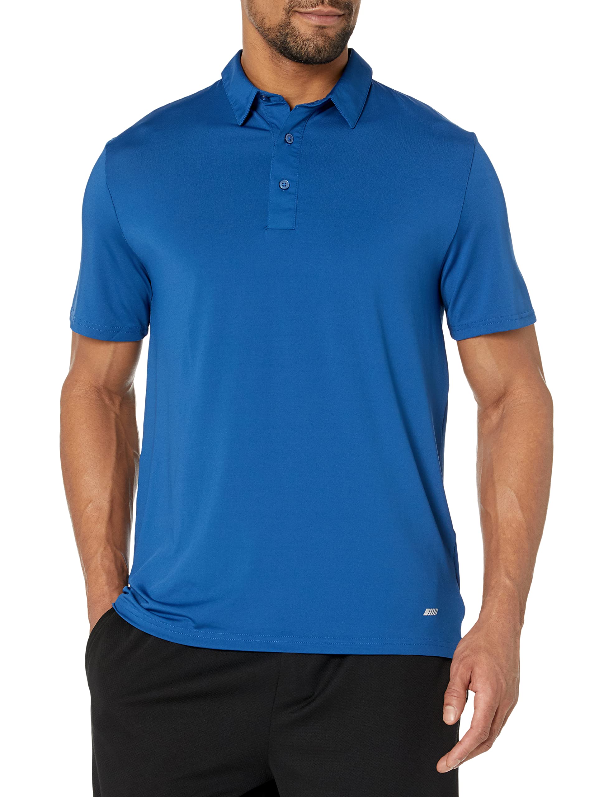 Amazon Essentials Men's Slim-Fit Quick-Dry Moisture Wicking Tech Stretch Short Sleeve Lightweight Golf Polo Shirt