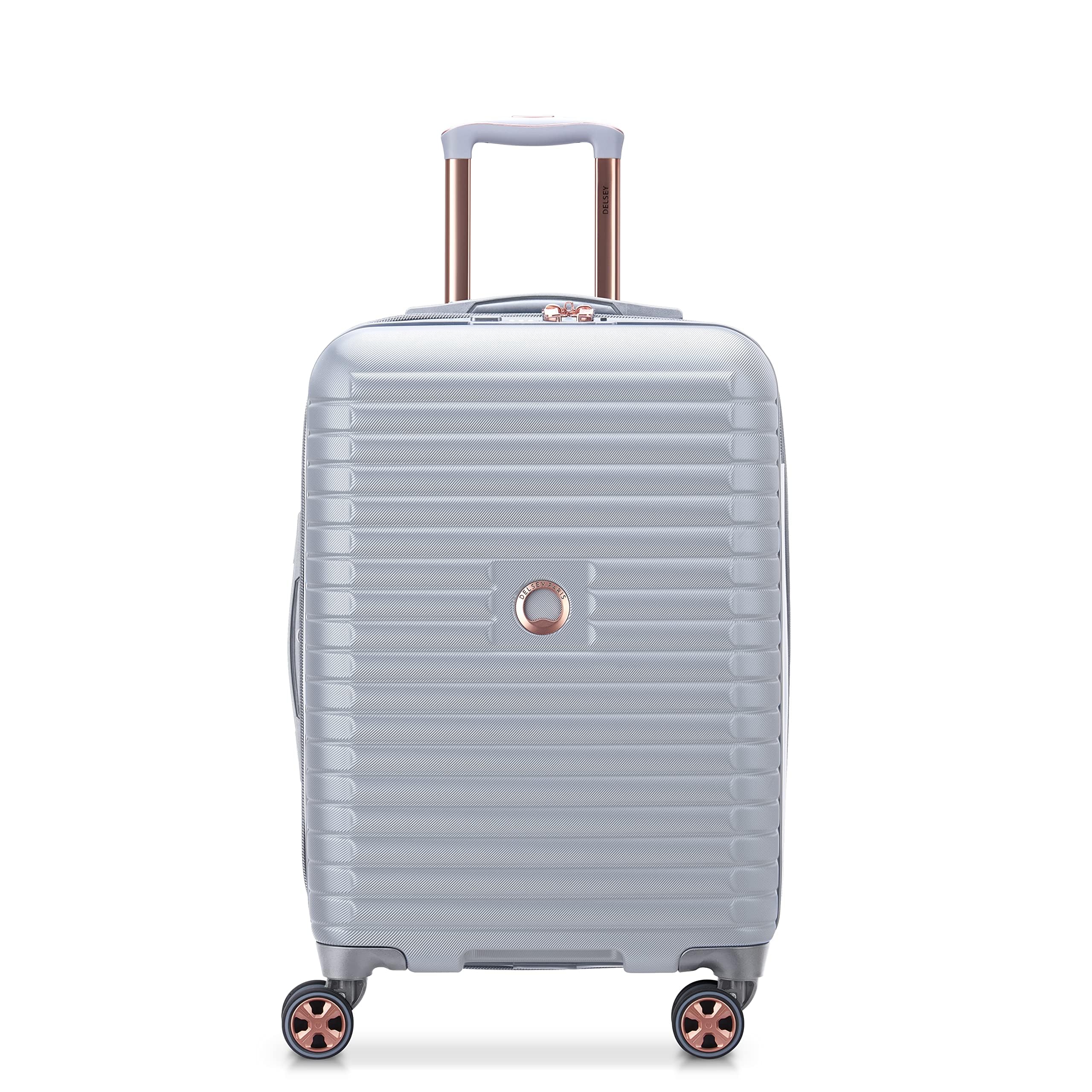 DELSEY PARIS Cruise 3.0 Hardside Expandable Luggage with Spinner Wheels, Black, Carry on 20 Inch