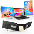 Updated Laptop Screen Extender,15.6" Portable Triple Monitor for Laptop up to 17.3" with IPS FHD 1080P Display, Detachable Laptops Extended Monitor Compatible with Mac, Wins, Dex, Chrome