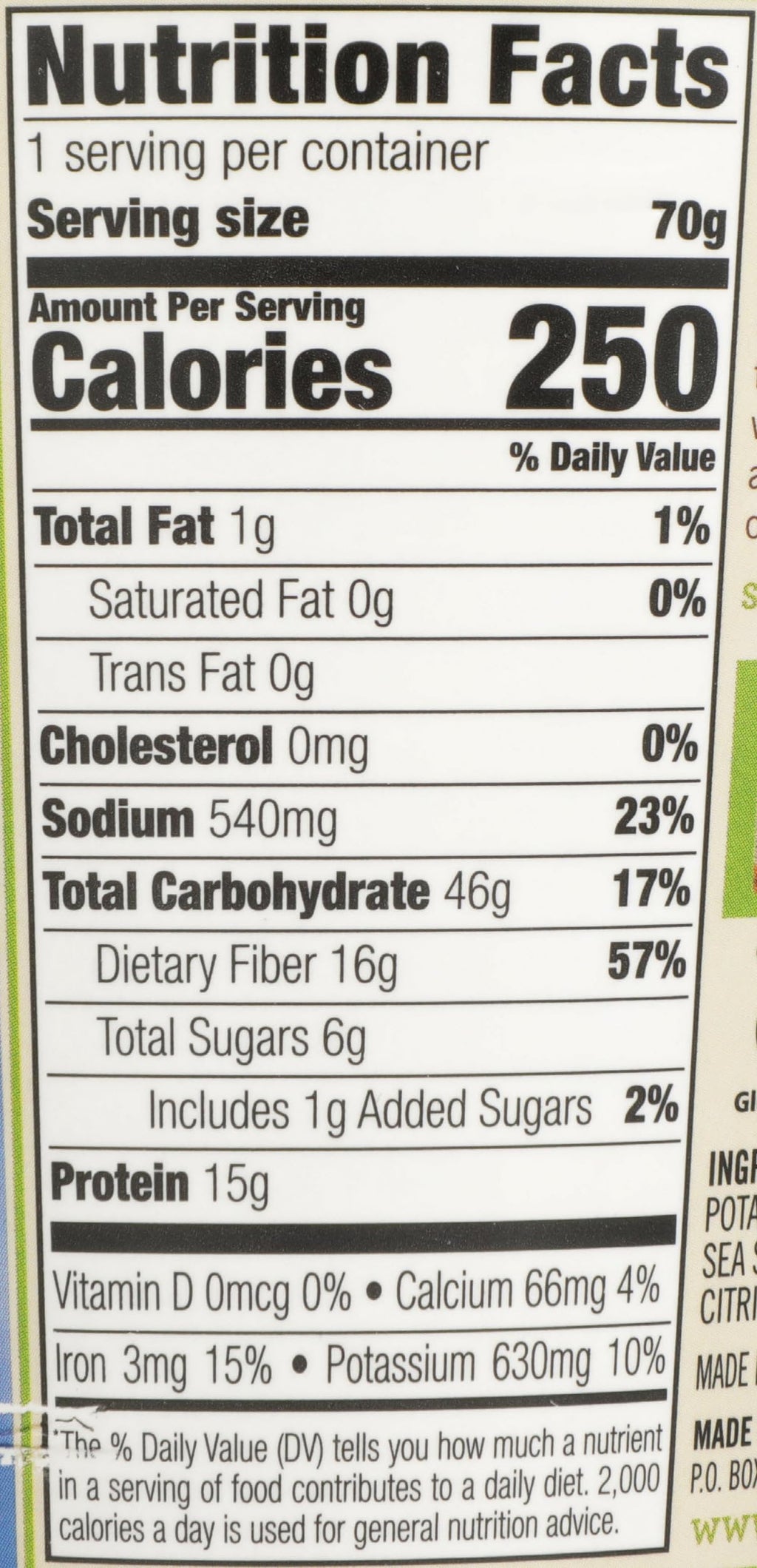 Dr. McDougall's Vegan Black Bean & Lime Soup, 3.4 oz